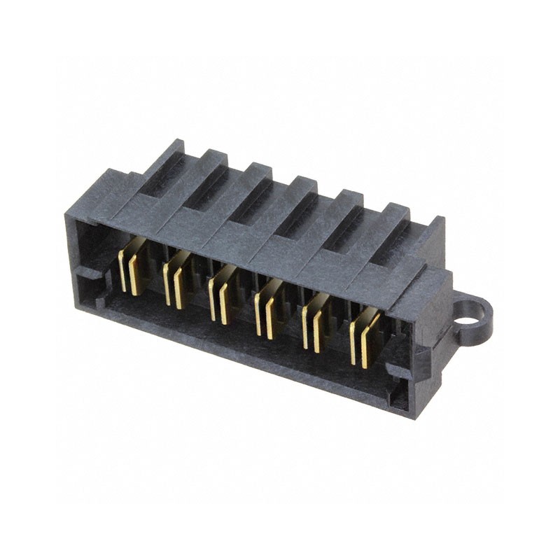 1 pcs : MPT-06-01-01-L-RA-SD - CONN HDR 6POS 5.00MM R/A SLDR