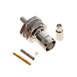 1 pcs : 1-1337548-0 - CONN BNC JACK STR 50 OHM SOLDER