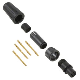 1 pcs : EN2C4F22G3 - CONN PLUG FMALE 4POS GOLD CRIMP