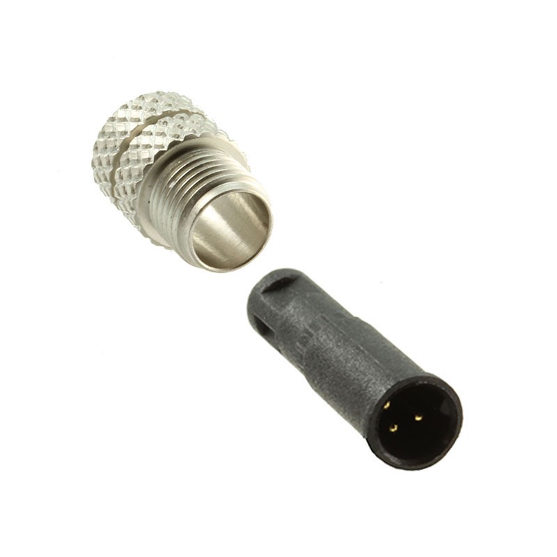 1 pcs : 850-003-103RLU1 - CONN RCPT MALE 3P GOLD SLDR CUP