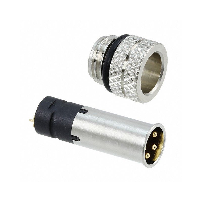 1 pcs : 854-004-103RLS4 - CONN RCPT MALE 4P GOLD SLDR CUP