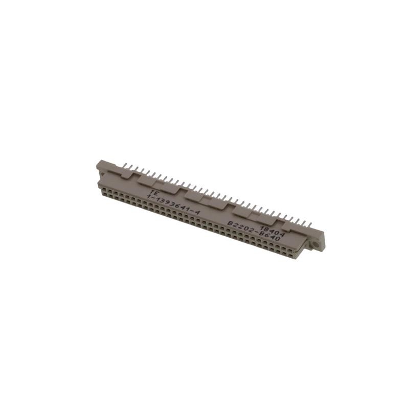 1 pcs : 1-1393641-4 - CONN DIN RCPT 64POS PCB GOLD