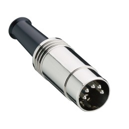 1 pcs : 0131 06 - DIN PLUG STRAIGHT CABLE MOUNT 6