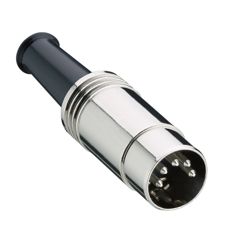 1 pcs : 0131 06 - DIN PLUG STRAIGHT CABLE MOUNT 6