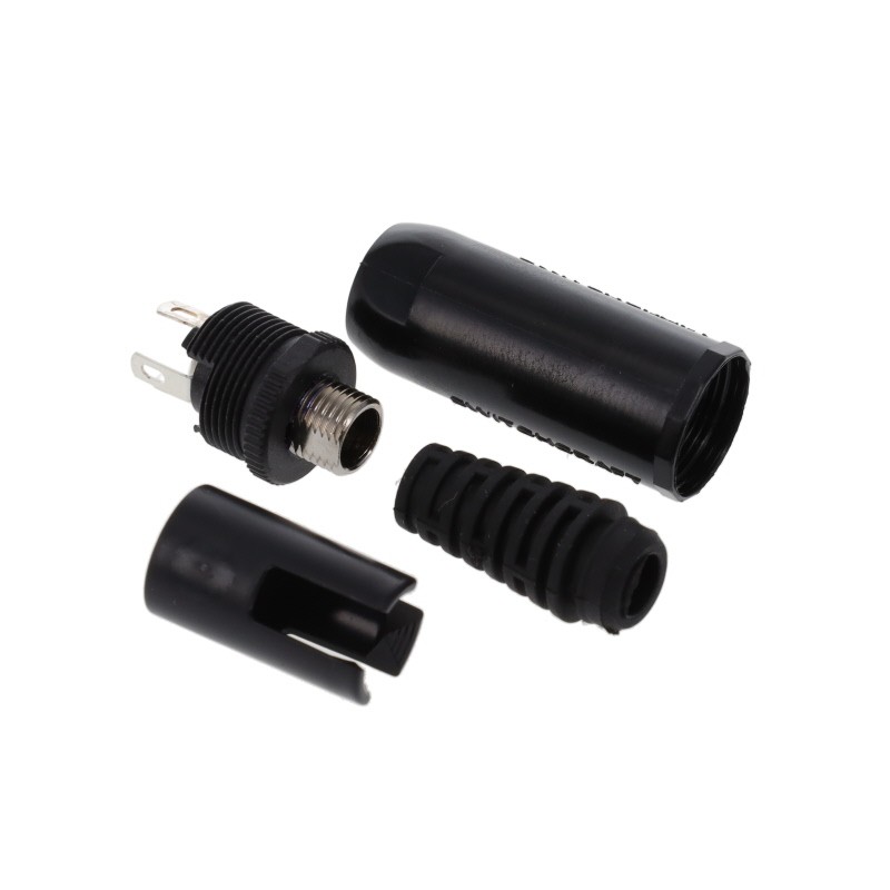 1 pcs : L722ACF - DC POWER JACK, IN-LINE, 2.0MM, L