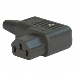 1 pcs : 4785.0100 - PWR ENT PLUG IEC320-C13 R/A SCRW