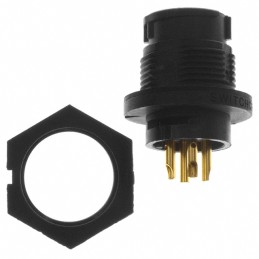 1 pcs : EN3P4MX - CONN RCPT MALE 4P GOLD SLDR CUP