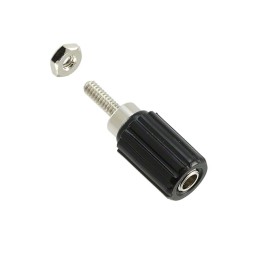 1 pcs : 7007 - CONN BIND POST KNURLED BLACK