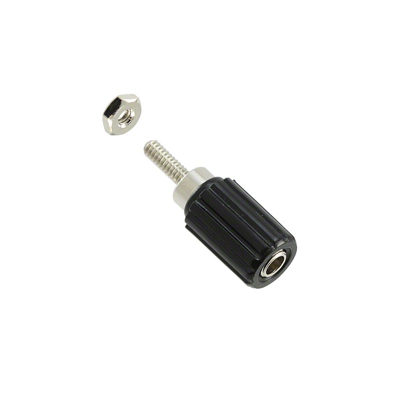 1 pcs : 7007 - CONN BIND POST KNURLED BLACK
