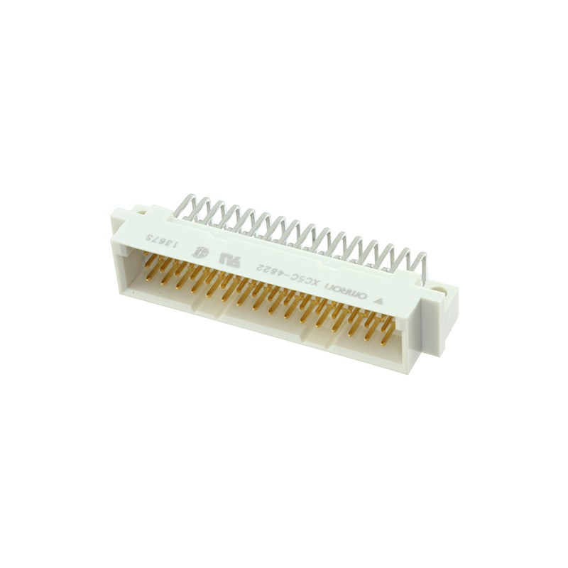 1 pcs : XC5C-6422 - CONN DIN PLUG 64POS PCB RA GOLD