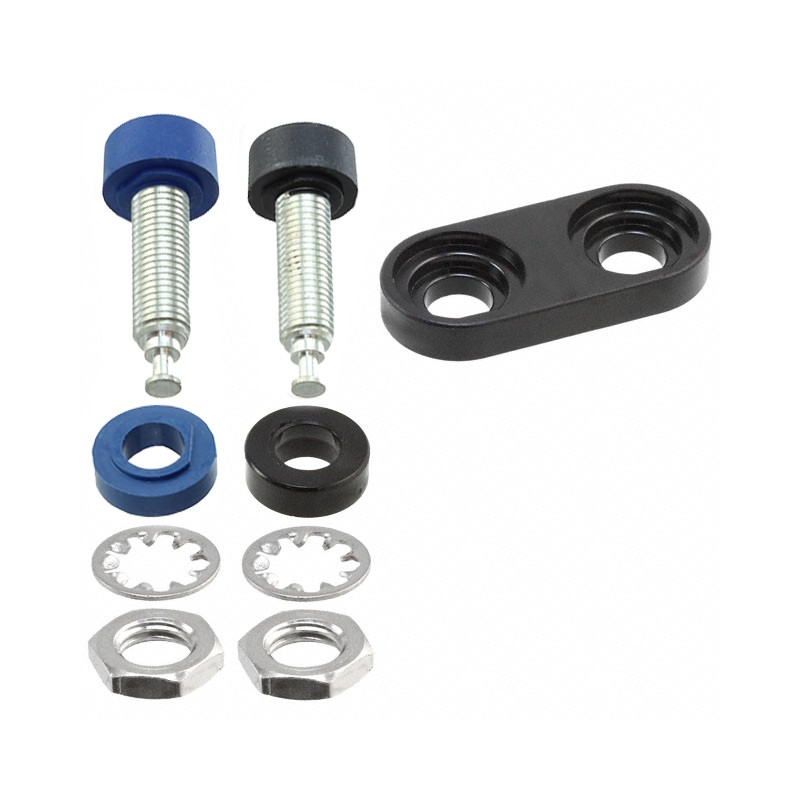 1 pcs : 5233-0 - CONN DBL BANANA JACK TURRET