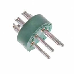 1 pcs : QG4M - CONN MALE INSERT XLR 4P SLDR CUP