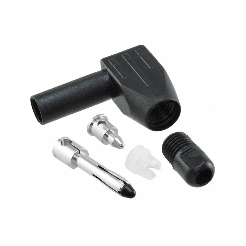 1 pcs : 6729-0 - CONN BANANA PLUG SOLDER BLACK