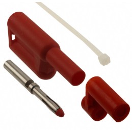 1 pcs : 6721-2 - CONN BANANA PLUG STACK SLDR RED