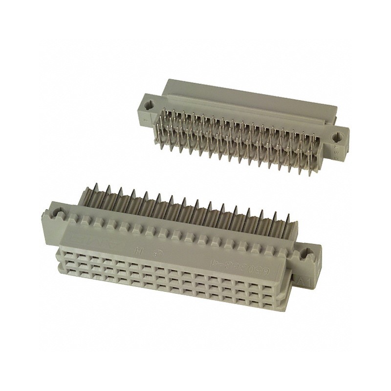 1 pcs : 650868-5 - CONN DIN RCPT 48POS PCB RA GOLD