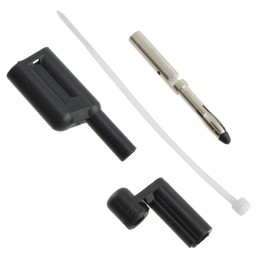 1 pcs : 6721-0 - CONN BANANA PLUG STACK SLDR BLK