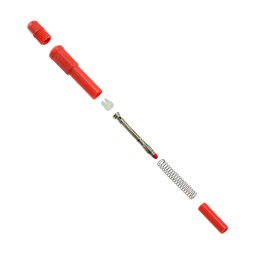 1 pcs : 122506A - CONN BANANA PLUG SOLDERLESS RED