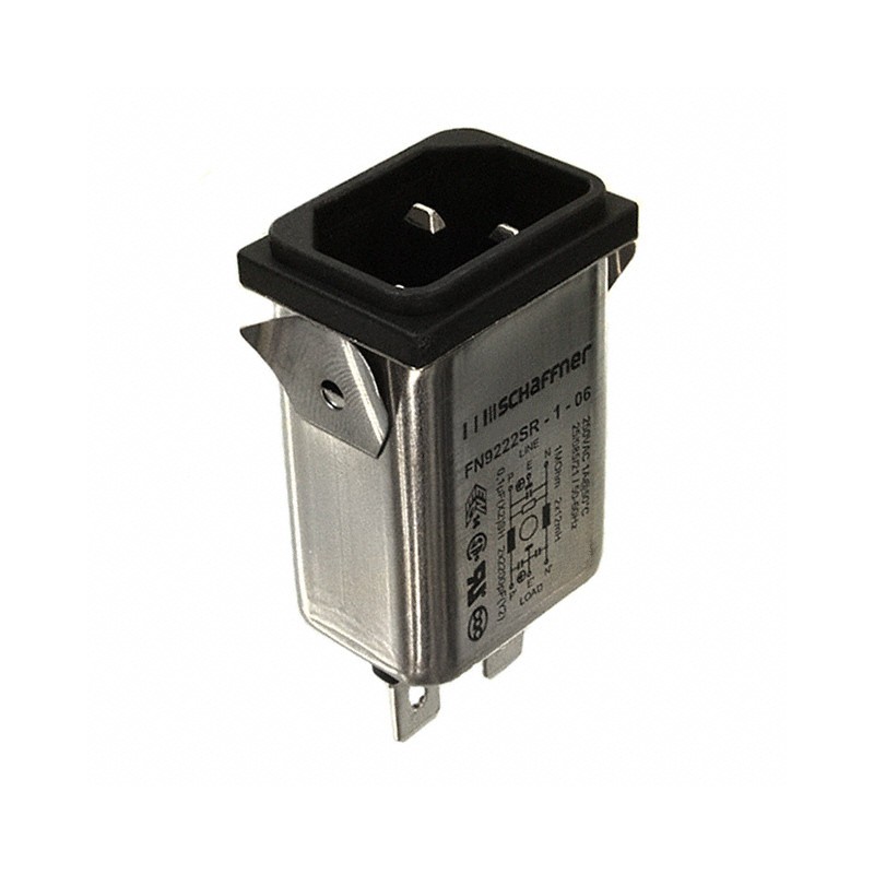 1 pcs : FN9222SR-1-06 - PWR ENT RCPT IEC320-C14 PANEL QC