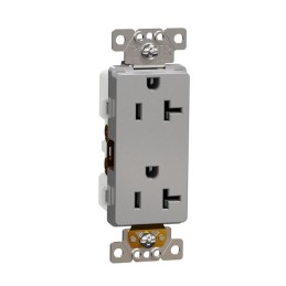 1 pcs : SQR44201GY - TR 20A RECEPTACLE COMM GY