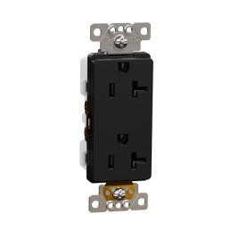 1 pcs : SQR44201BK - TR 20A RECEPTACLE COMM BK