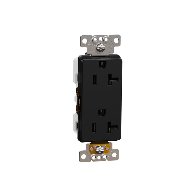 1 pcs : SQR44201BK - TR 20A RECEPTACLE COMM BK