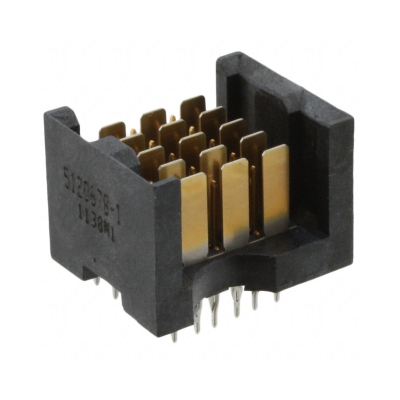 1 pcs : 5120678-1 - CONN HEADER DUAL BEAM 30POS PCB