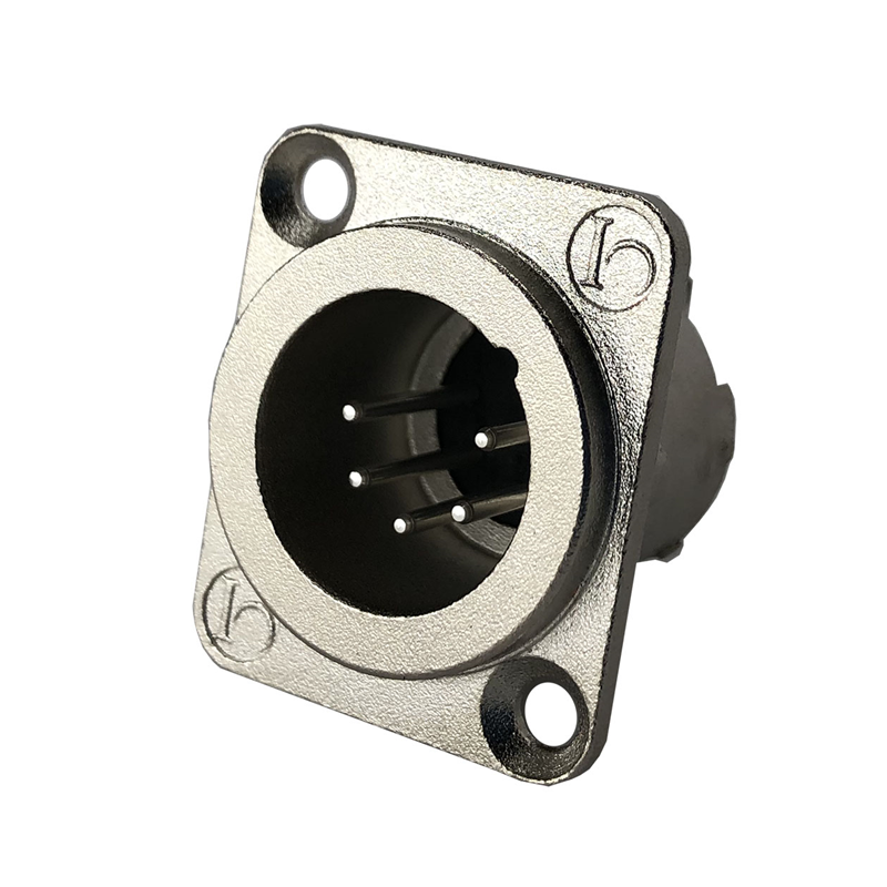 1 pcs : IO-XLR5-M-JLX - CONN RCPT MALE XLR 5P SOLDER CUP