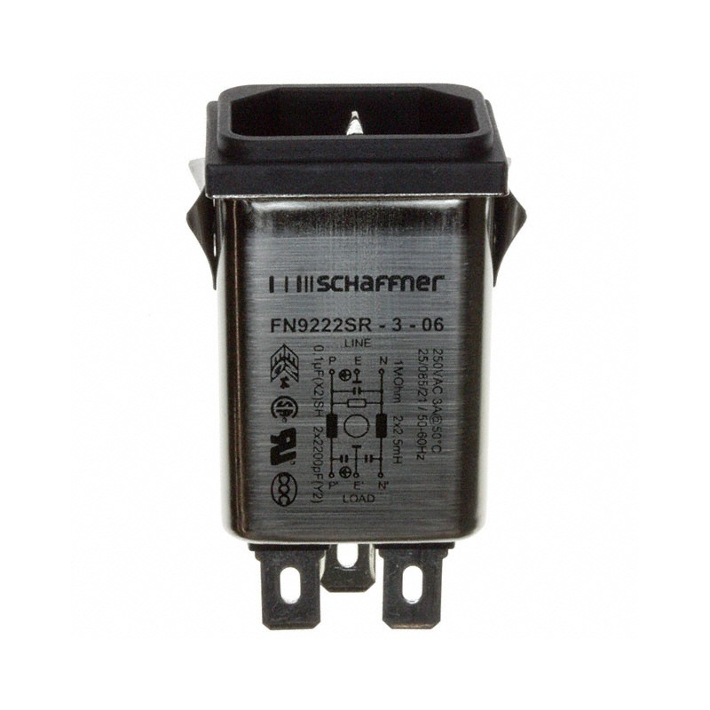 1 pcs : FN9222SR-3-06 - PWR ENT RCPT IEC320-C14 PANEL QC