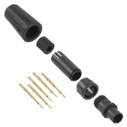 1 pcs : EN2C5M26G1 - CONN PLUG MALE 5POS GOLD CRIMP