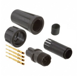 1 pcs : EN2C4M22G2 - CONN PLUG MALE 4POS GOLD CRIMP