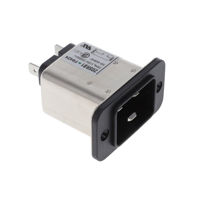 1 pcs : 20SRB1 - PWR ENT RCPT IEC320-C20 PANEL QC