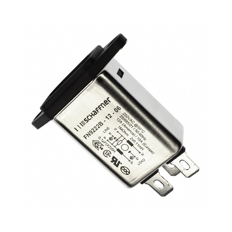 1 pcs : FN9222B-12-06 - PWR ENT RCPT IEC320-C14 PANEL QC