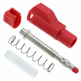 1 pcs : BU-3261410-2 - CONN BANANA PLUG SOLDER RED