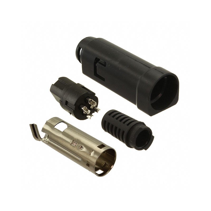 1 pcs : KPJX-CM-4S - CONN RCPT FMALE 4POS SOLDER CUP