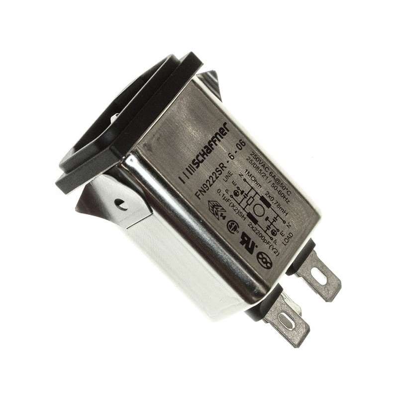 1 pcs : FN9222SR-6-06 - PWR ENT RCPT IEC320-C14 PANEL QC