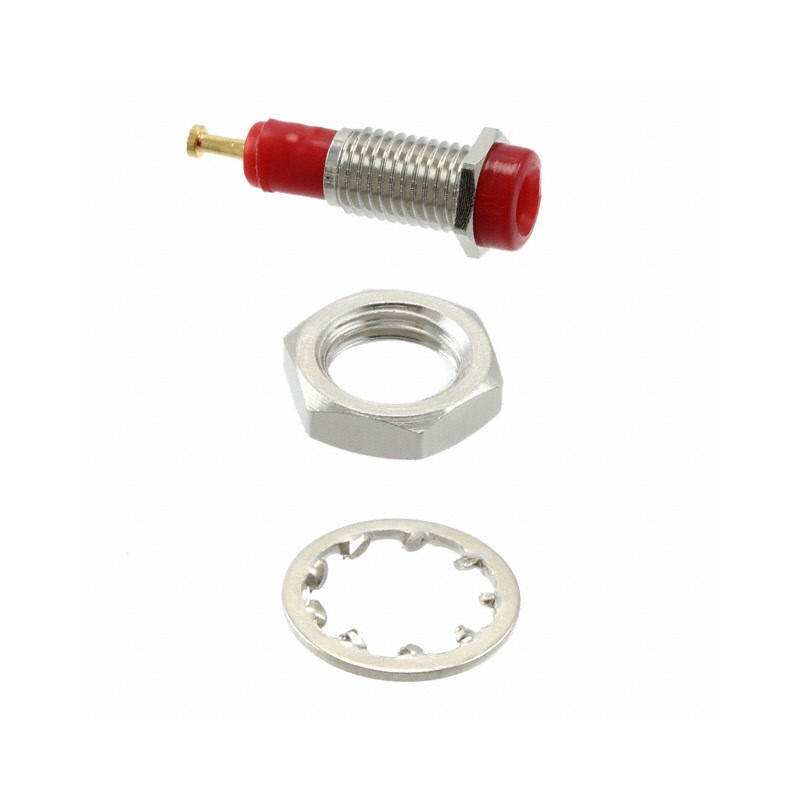 1 pcs : 6013 - CONN TIP JACK TURRET RED