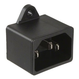1 pcs : 4300.0076 - PWR ENT RCPT IEC320-C14 PNL SLDR
