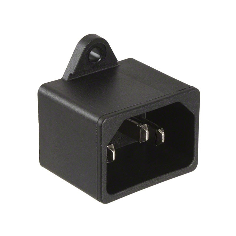 1 pcs : 4300.0076 - PWR ENT RCPT IEC320-C14 PNL SLDR