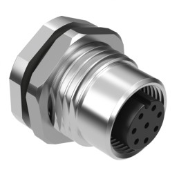 1 pcs : 54-00244 - CONN RCPT FMALE 8P GOLD SLDR CUP