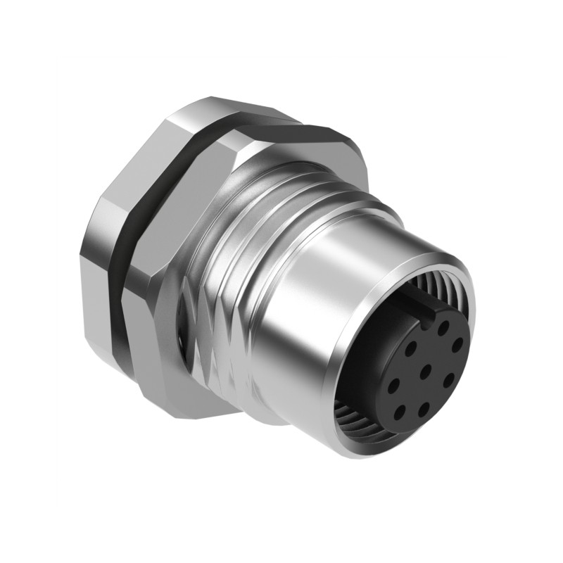 1 pcs : 54-00244 - CONN RCPT FMALE 8P GOLD SLDR CUP