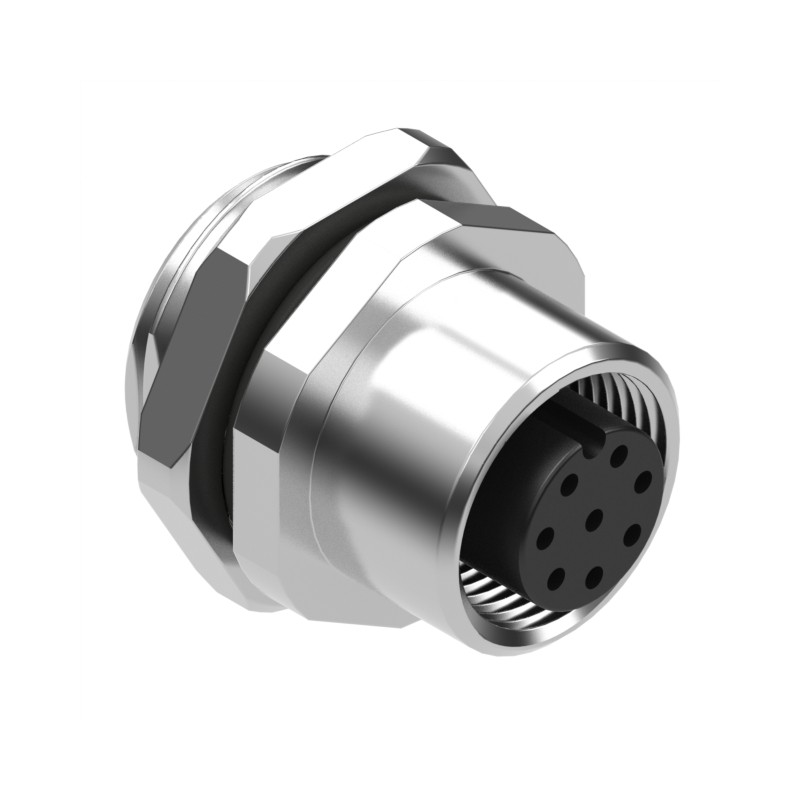 1 pcs : 54-00184 - CONN RCPT FMALE 8P GOLD SLDR CUP