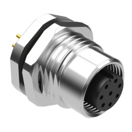 1 pcs : 54-00238 - CONN RCPT FMALE 8POS GOLD SOLDER