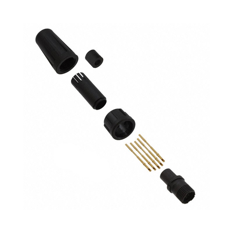 1 pcs : EN2C5F26G1 - CONN PLUG FMALE 5POS GOLD CRIMP