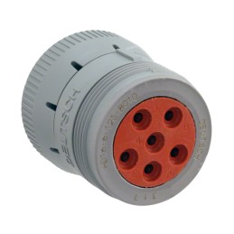 1 pcs : HD16-6-12S-B010 - CONN PLUG HSNG FMALE 6POS INLINE