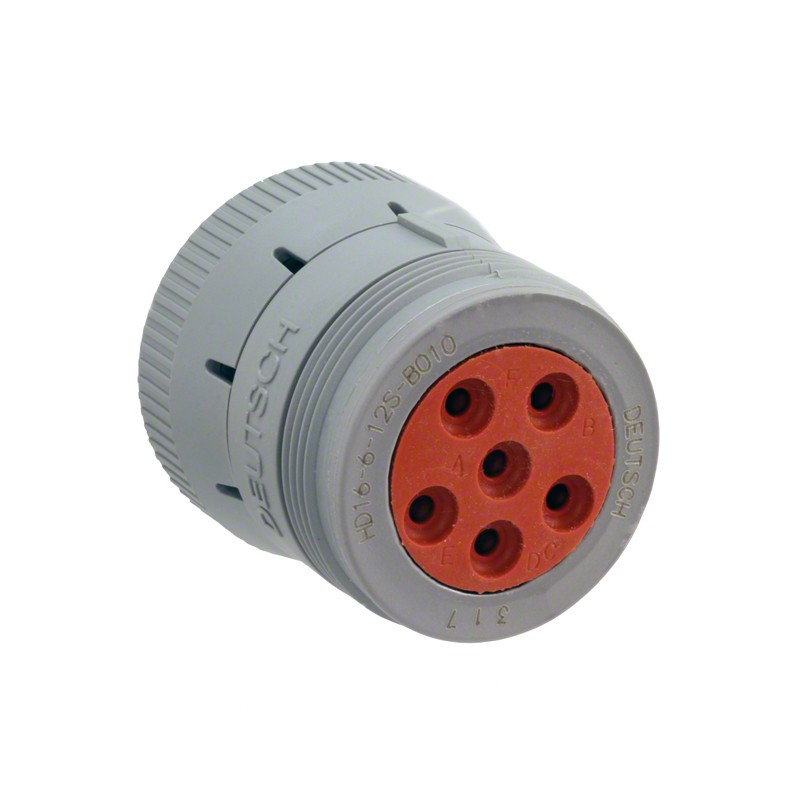 1 pcs : HD16-6-12S-B010 - CONN PLUG HSNG FMALE 6POS INLINE