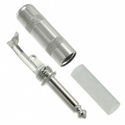 1 pcs : 285L - CONN PLUG MONO 6.35MM 2COND