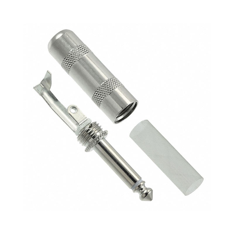 1 pcs : 285L - CONN PLUG MONO 6.35MM 2COND