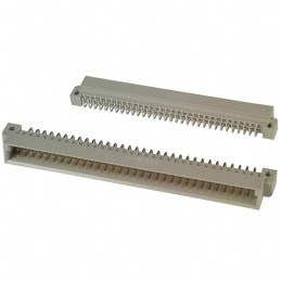1 pcs : 536052-5 - CONN DIN PLUG 64POS PCB RA GOLD