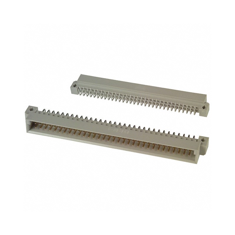 1 pcs : 536052-5 - CONN DIN PLUG 64POS PCB RA GOLD