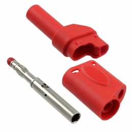1 pcs : BU-31104-2 - CONN BANANA PLUG STACK SLDR RED